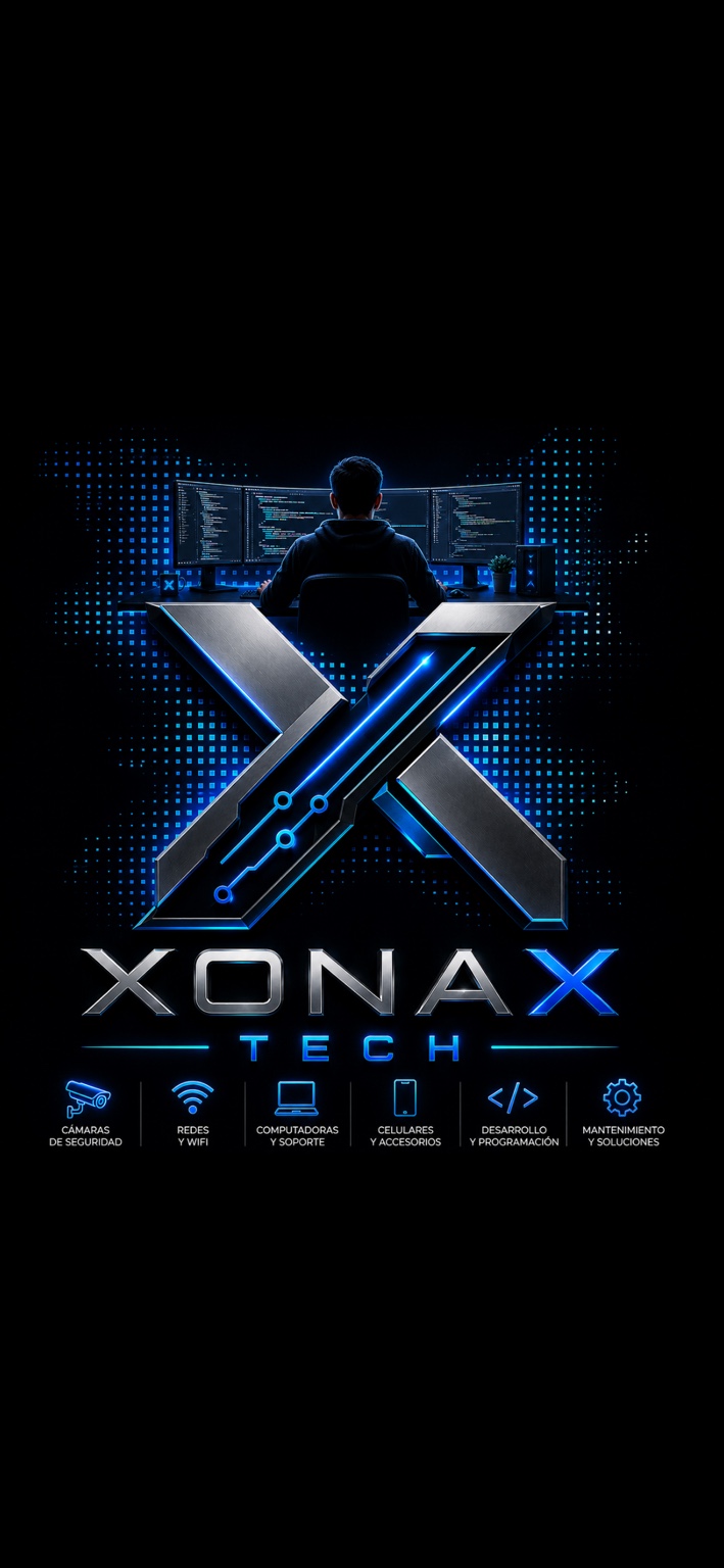 XONAX Tech technology and programming artwork